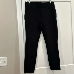 SPANX The Perfect Pant in Slim Straight - black, gently worn, size L